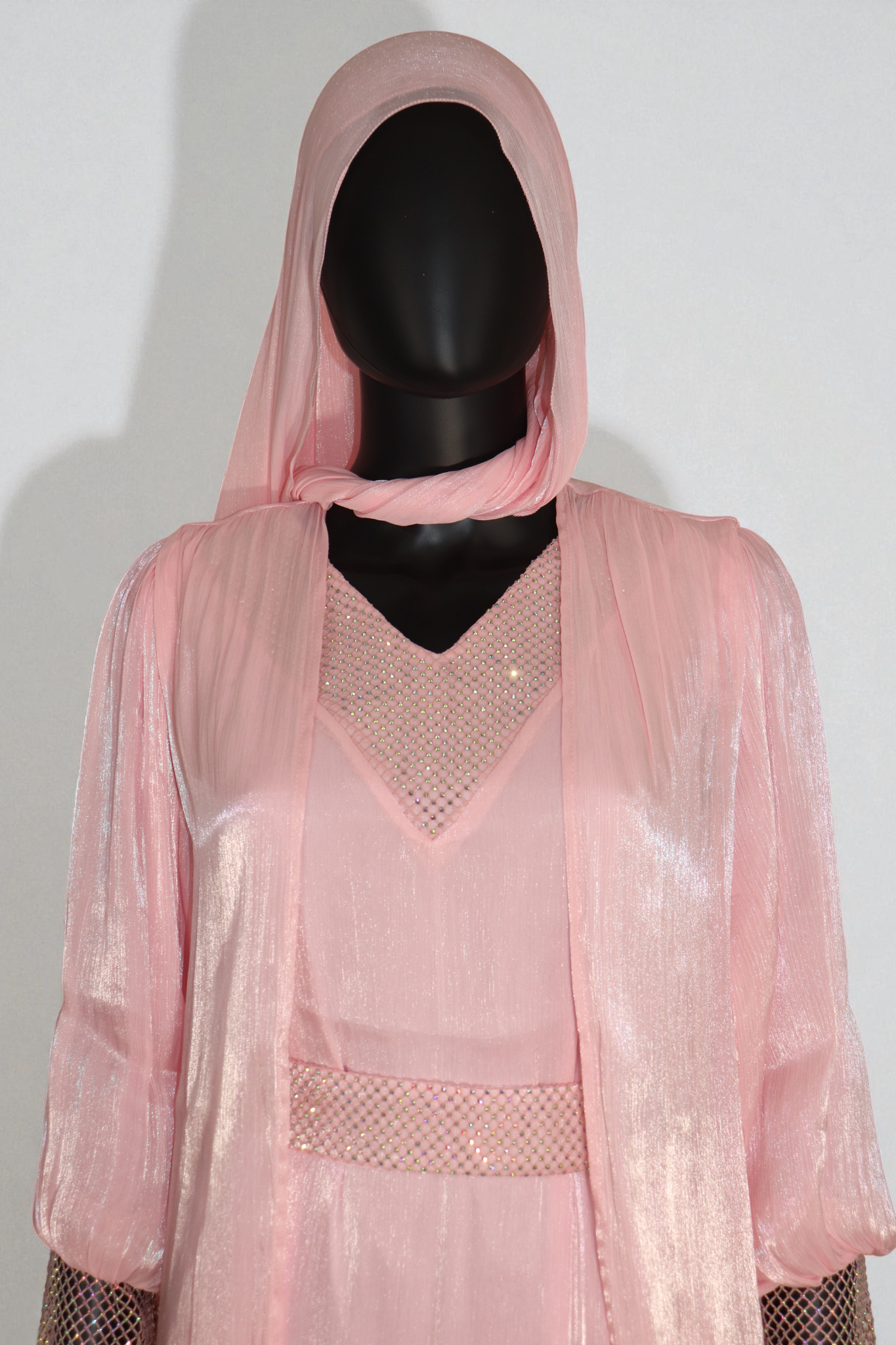 Shimmer Abaya set