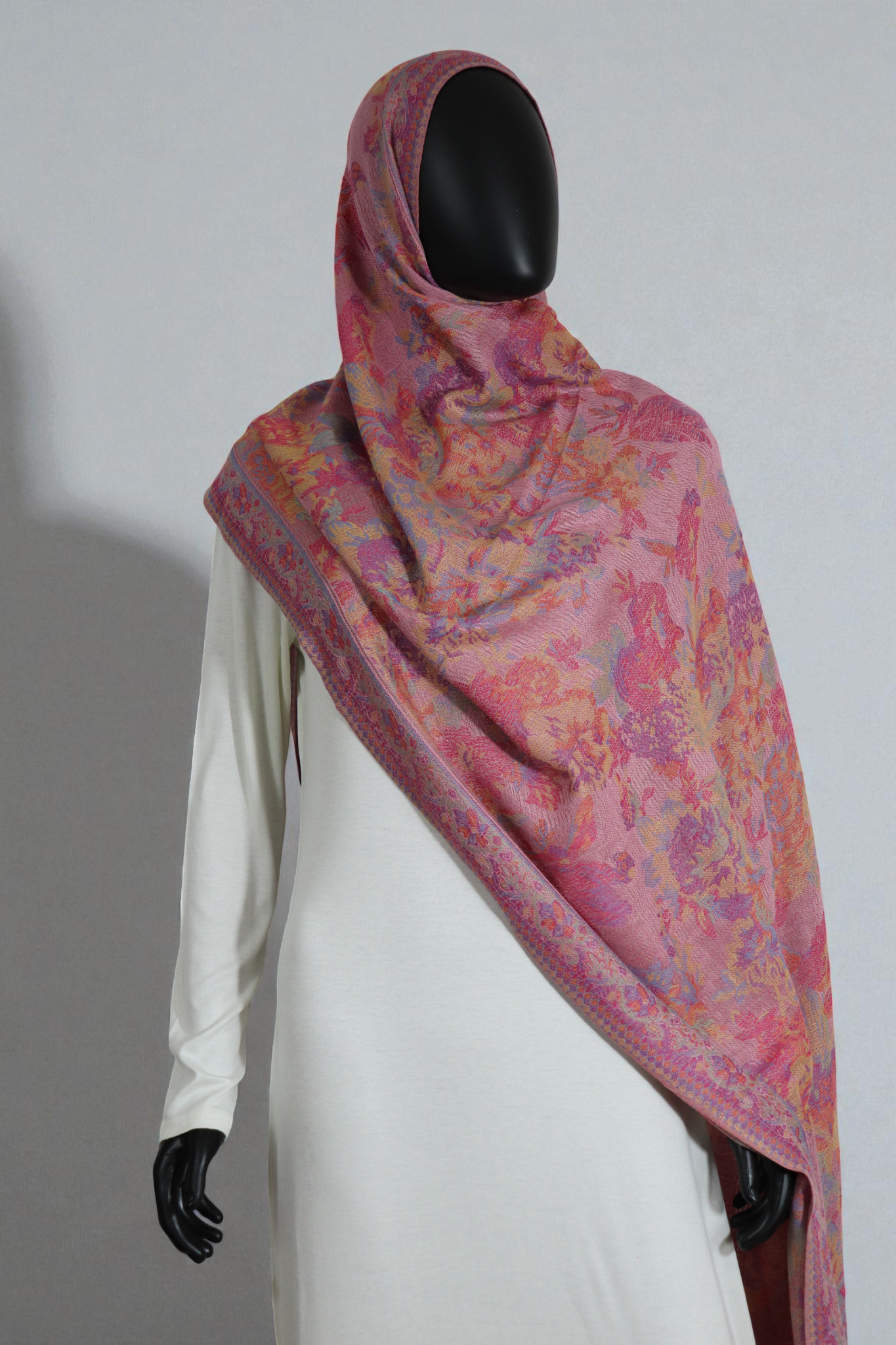 Intricate Kashmiri Floral Weave