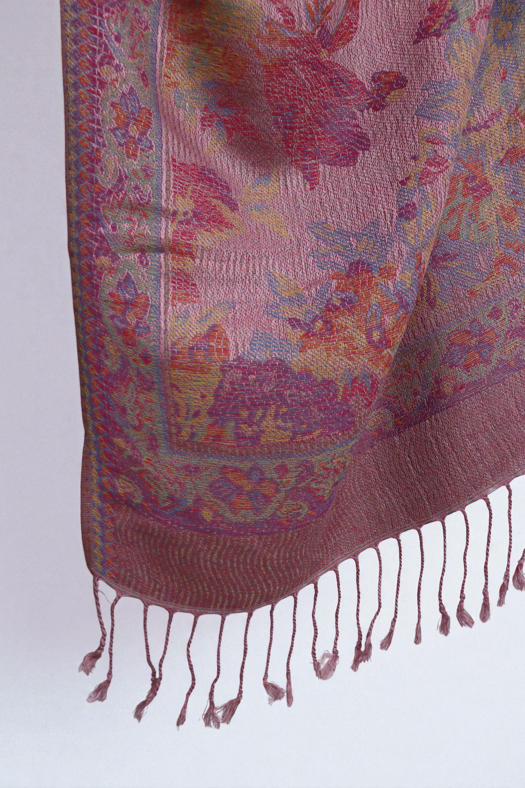 Intricate Kashmiri Floral Weave