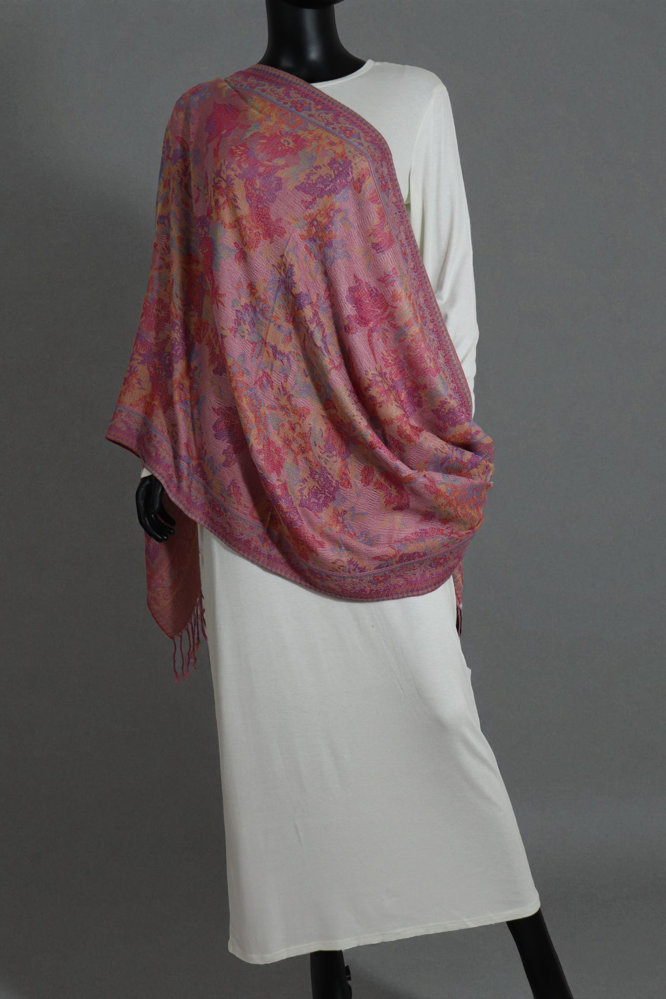 Intricate Kashmiri Floral Weave