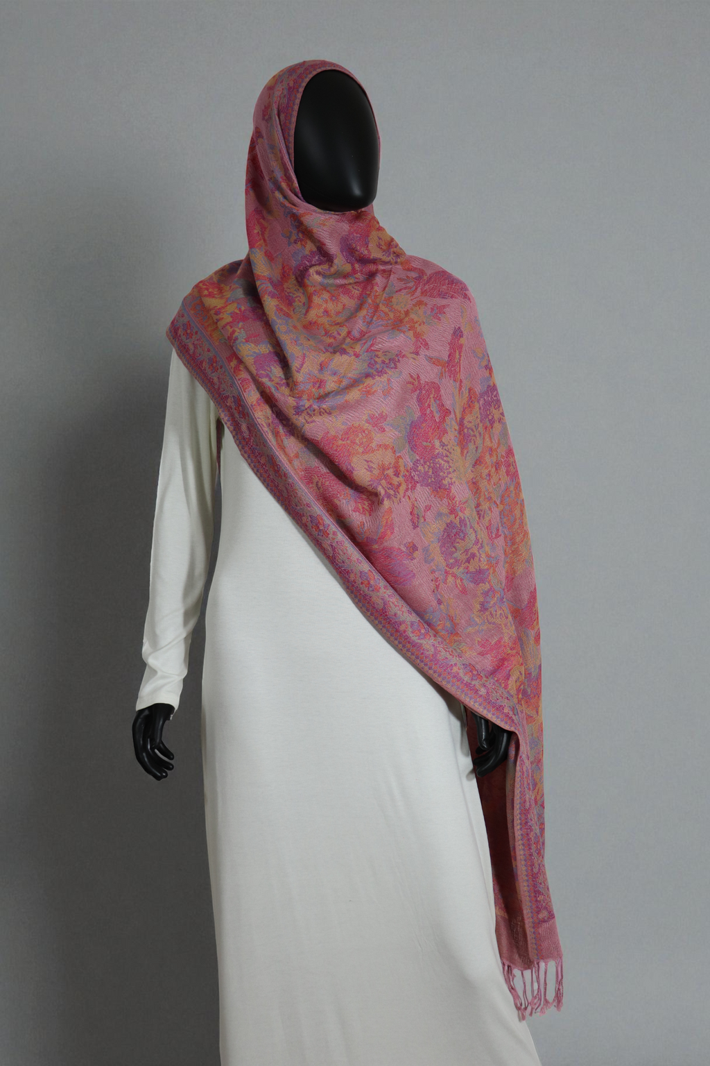 Intricate Kashmiri Floral Weave