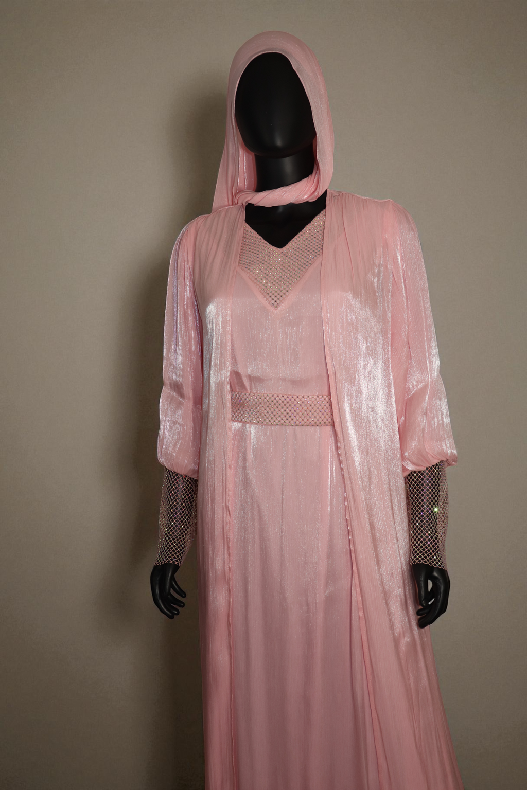Shimmer Abaya set