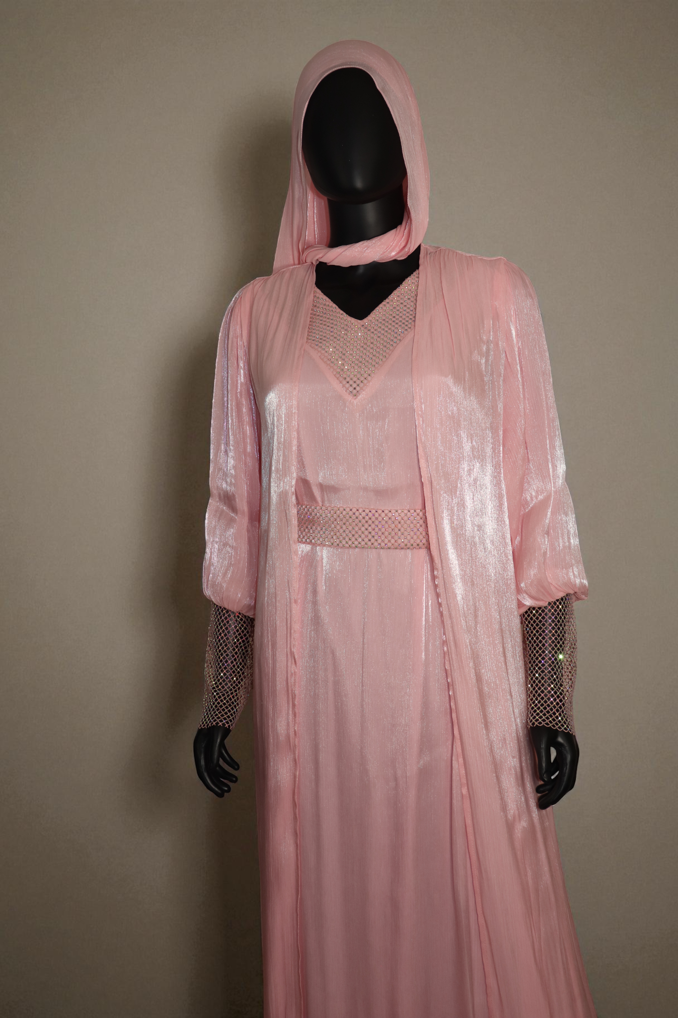 Shimmer Abaya set