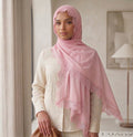 Baby Pink Lace Hijab