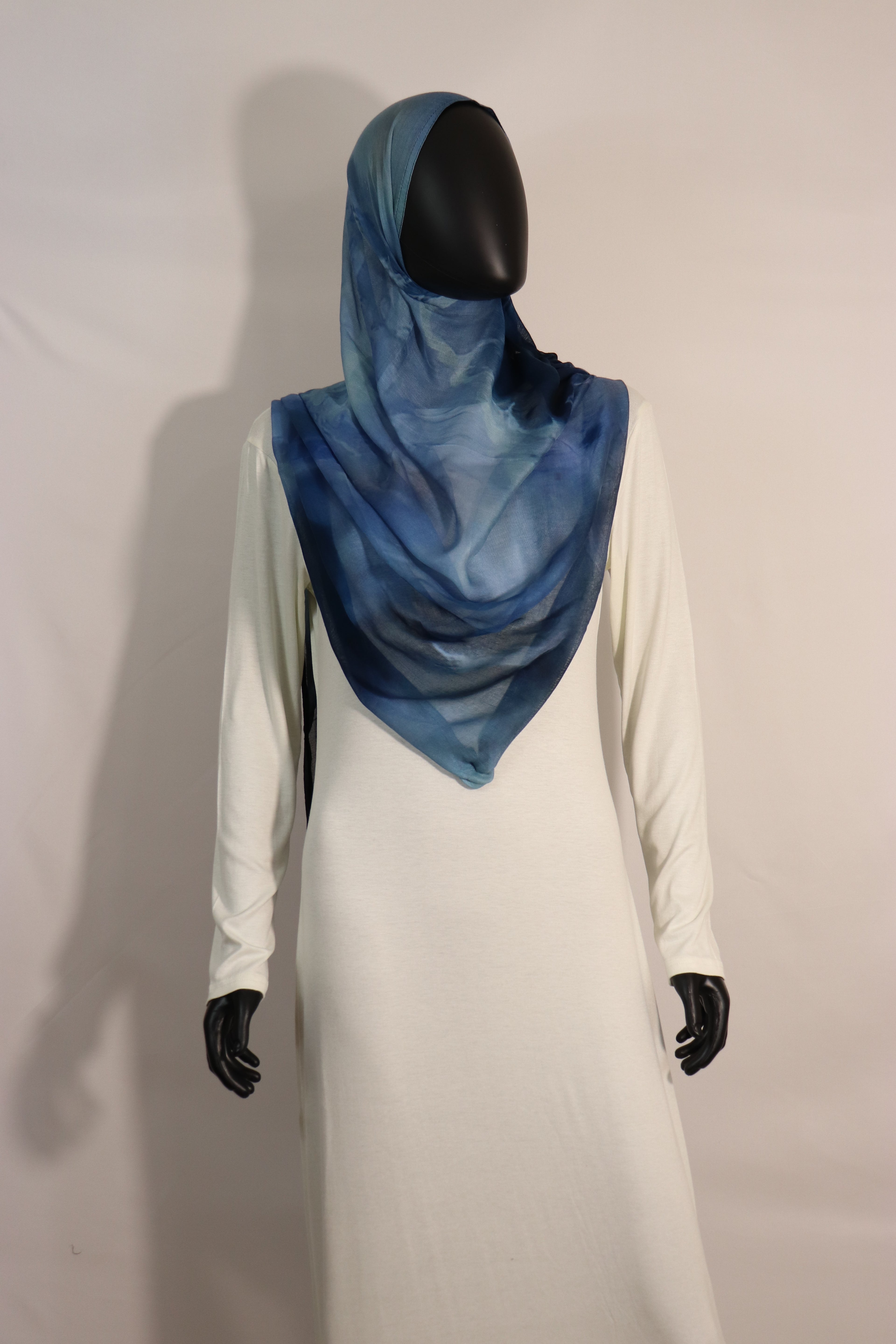 Midnight Marble Printed Hijab