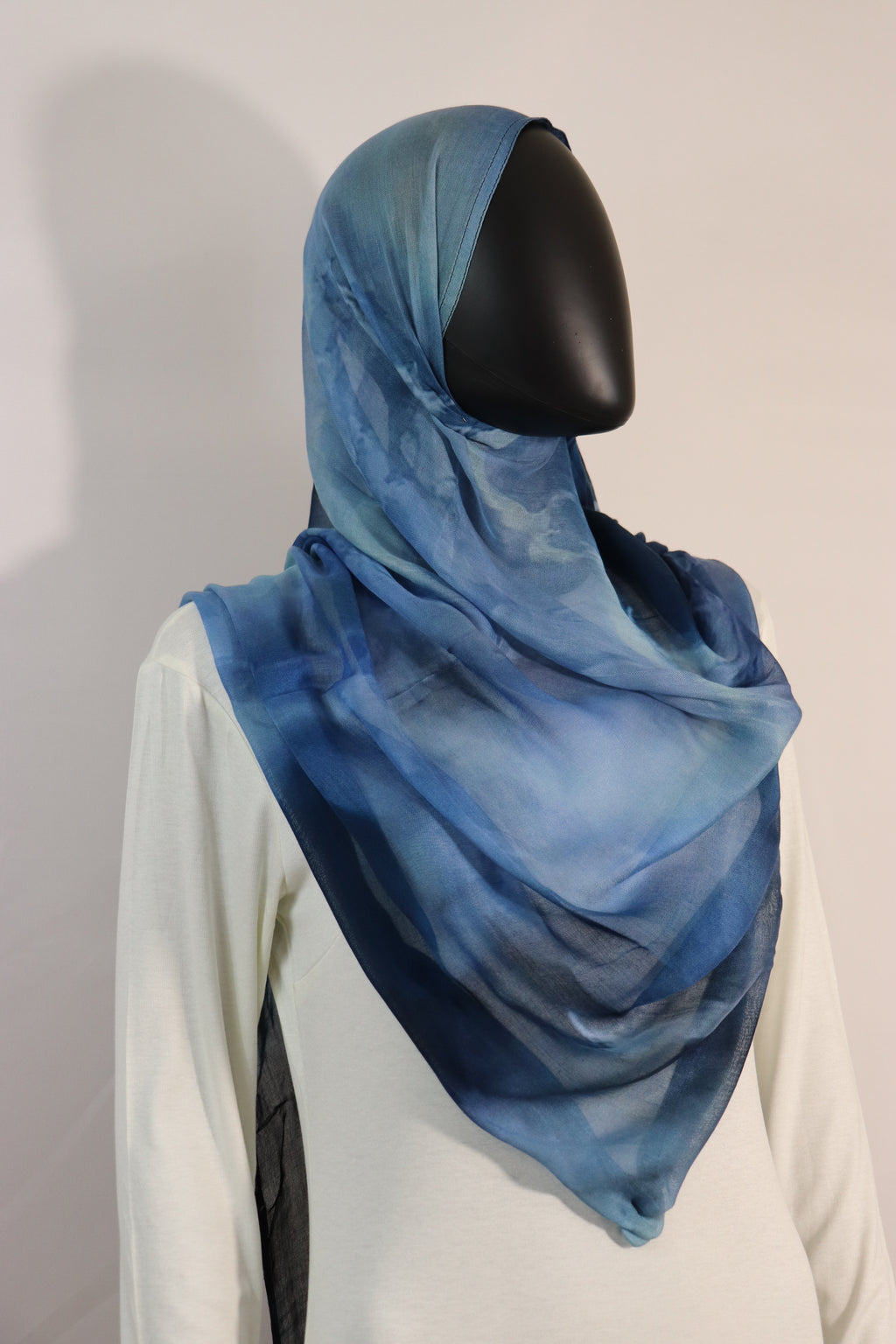 Midnight Marble Printed Hijab
