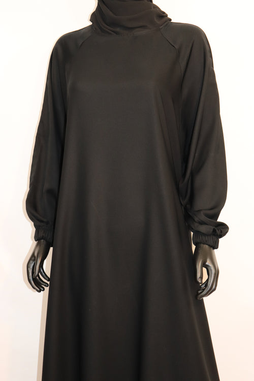 Closed cuffed Abaya with Pocket
