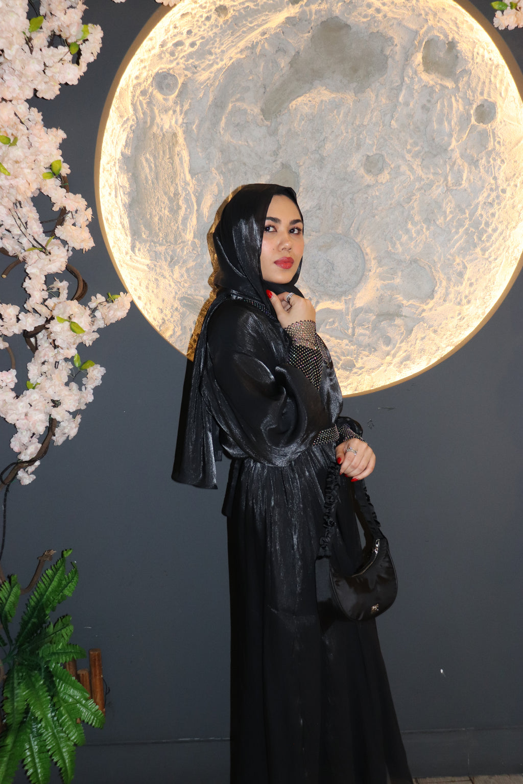 Shimmer Abaya set
