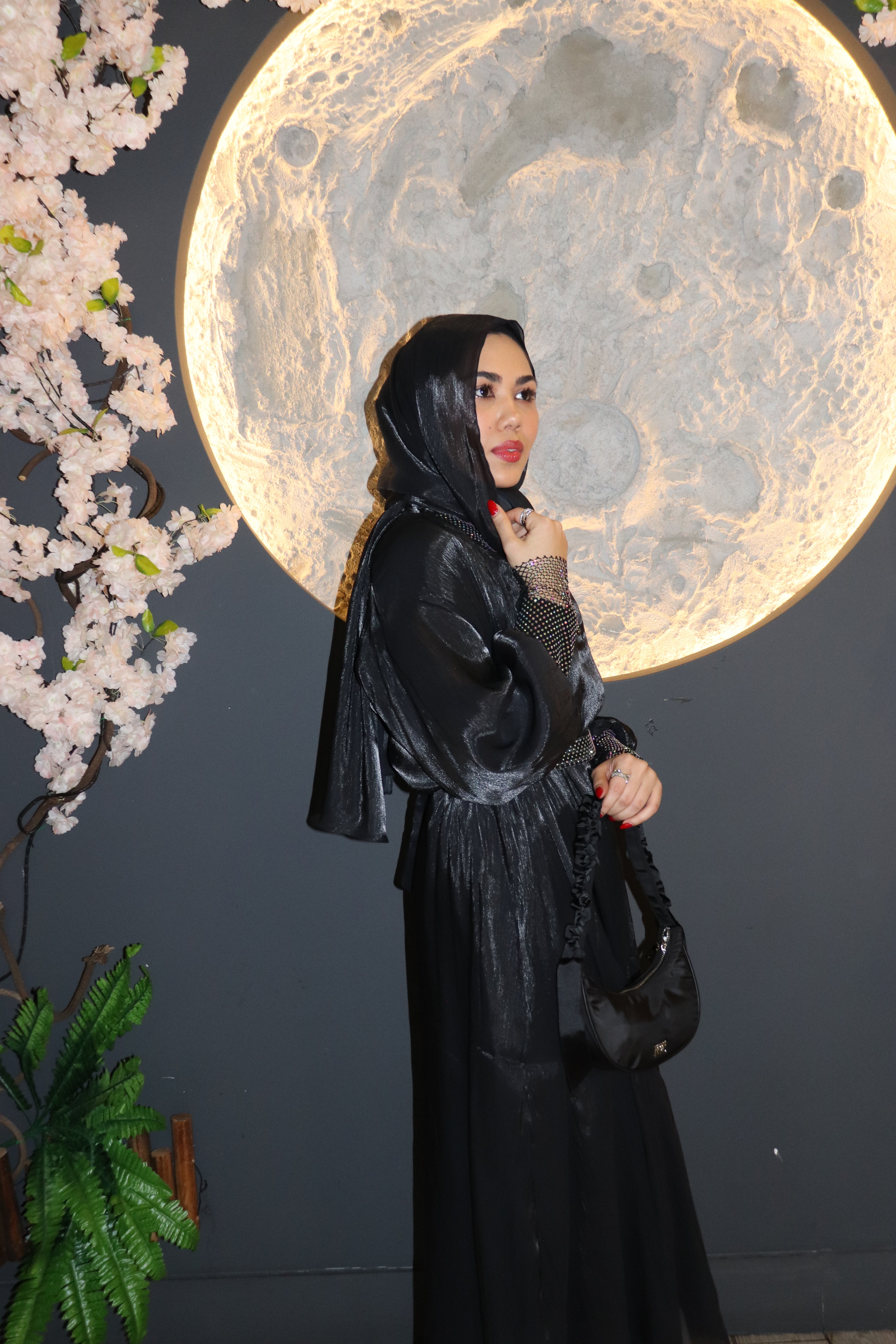 Shimmer Abaya set