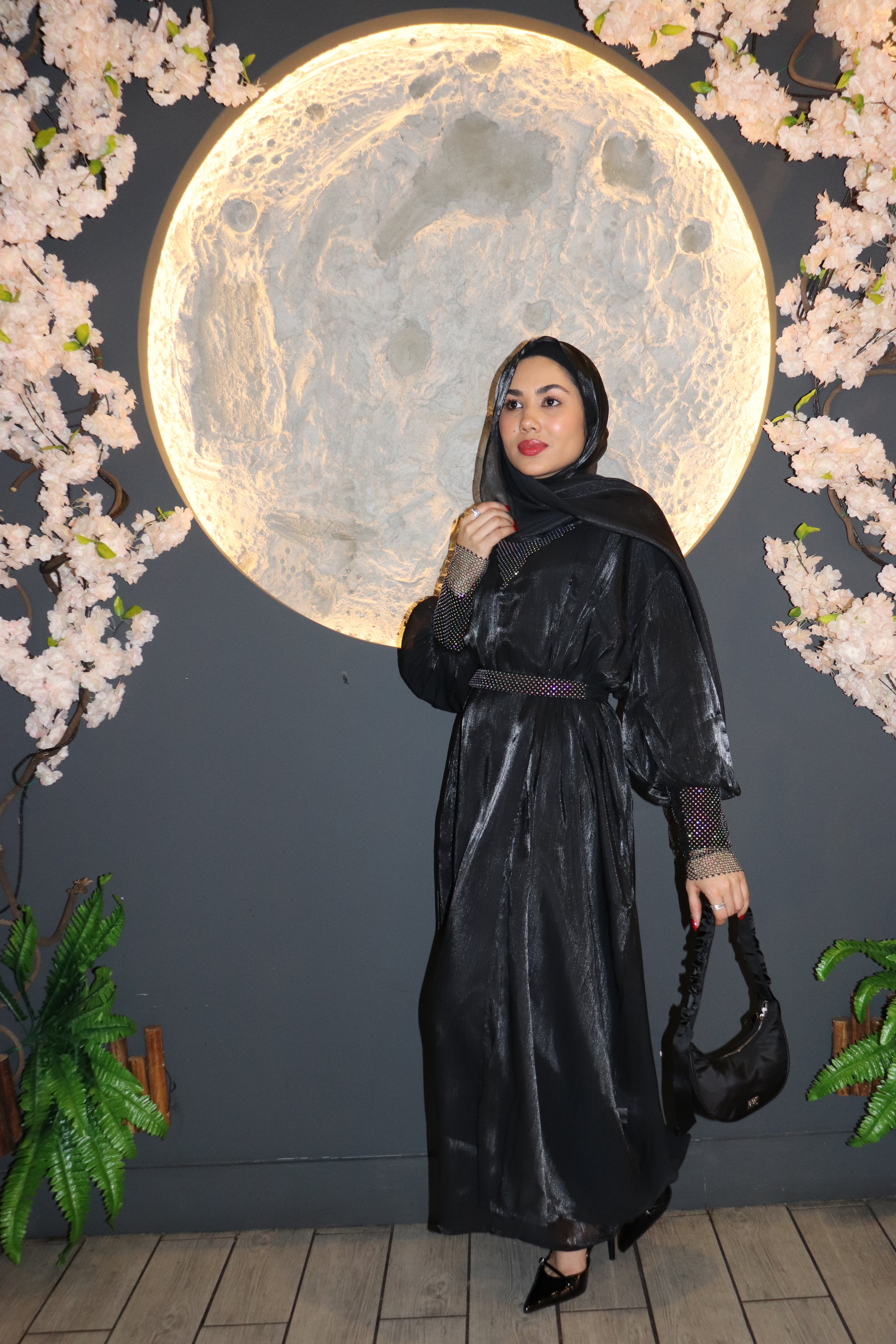 Shimmer Abaya set