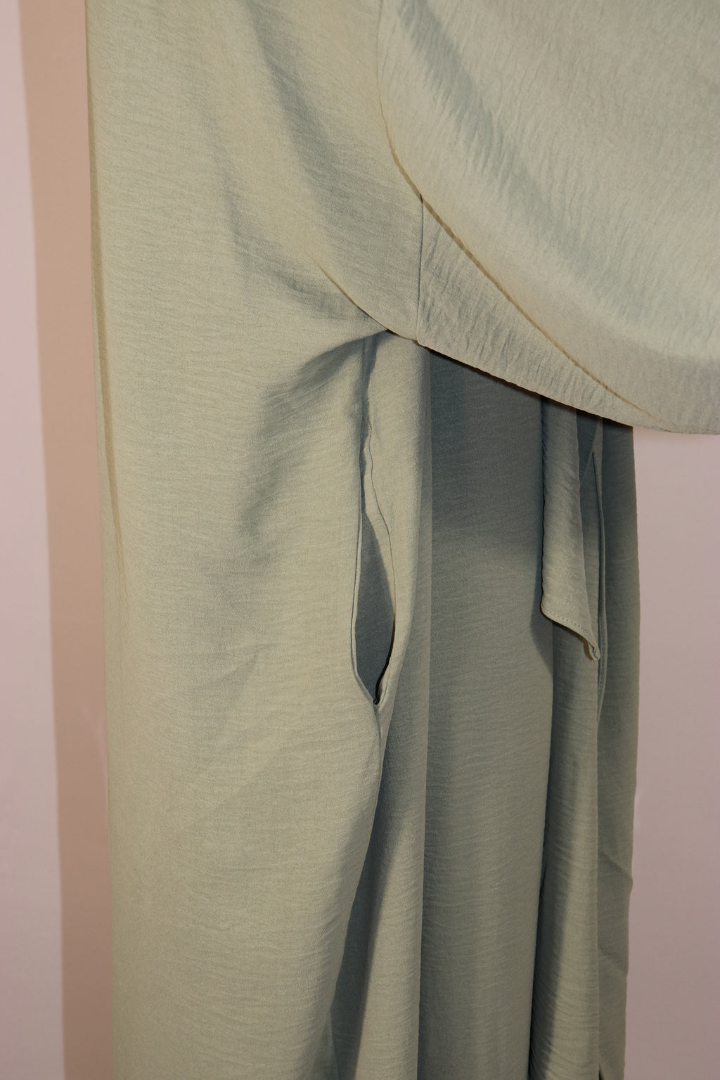 Sage Crinkle-Textured