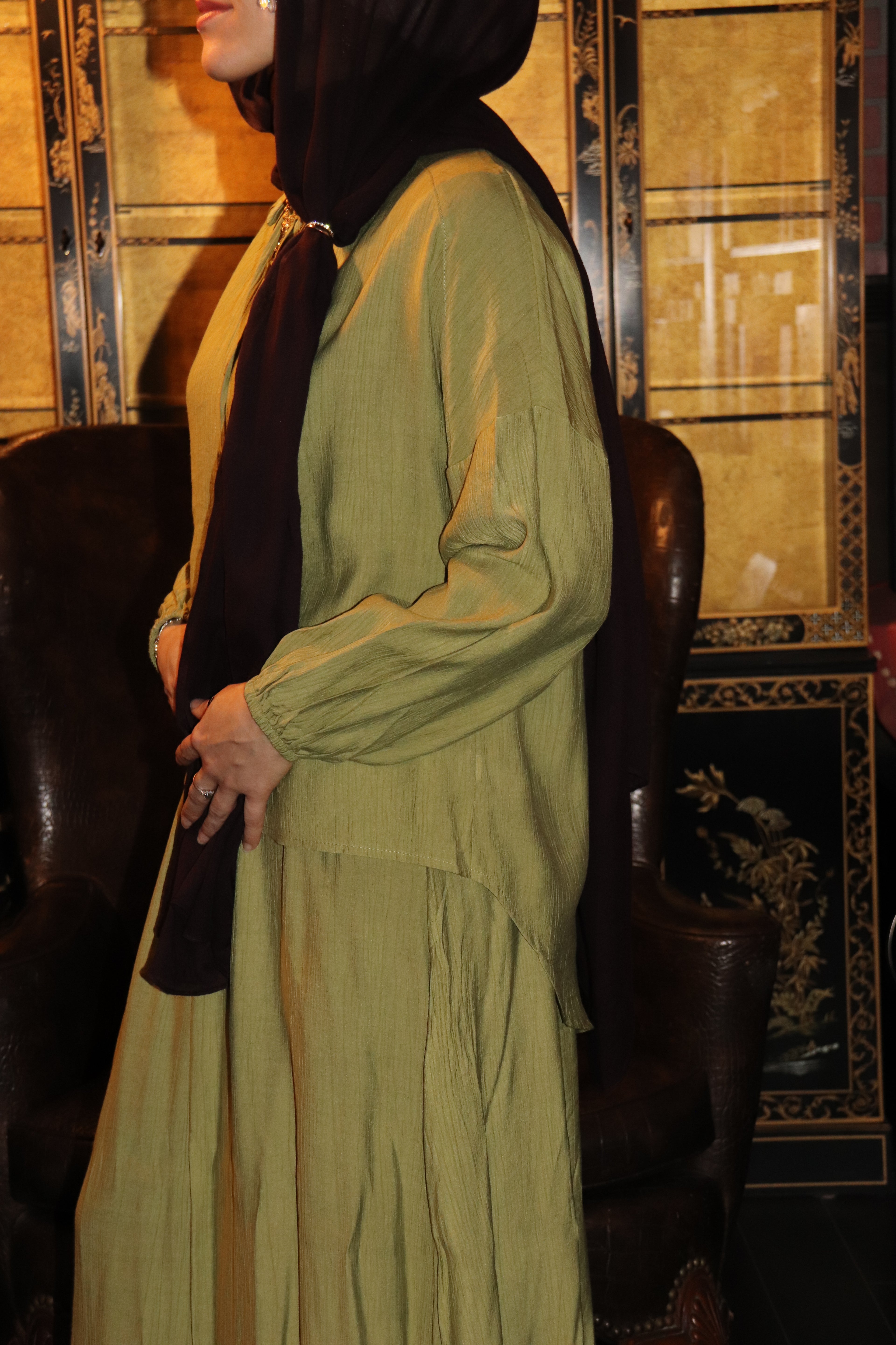 Shirt & Maxi Skirt Set