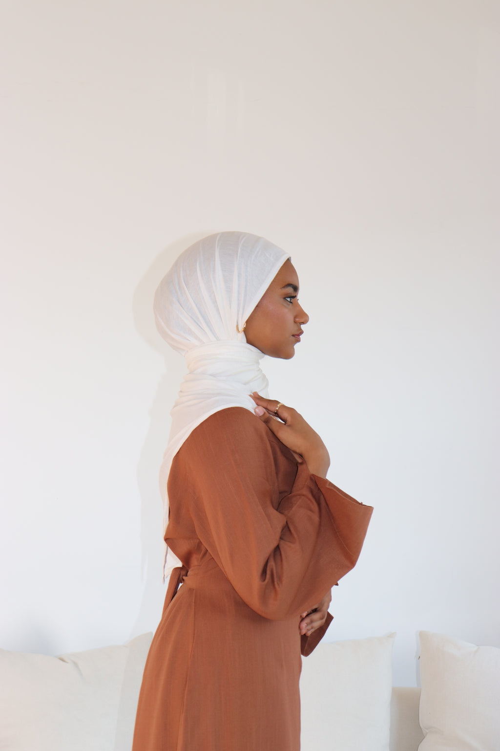 Serene Muse Linen-Cotton Maxi Dress