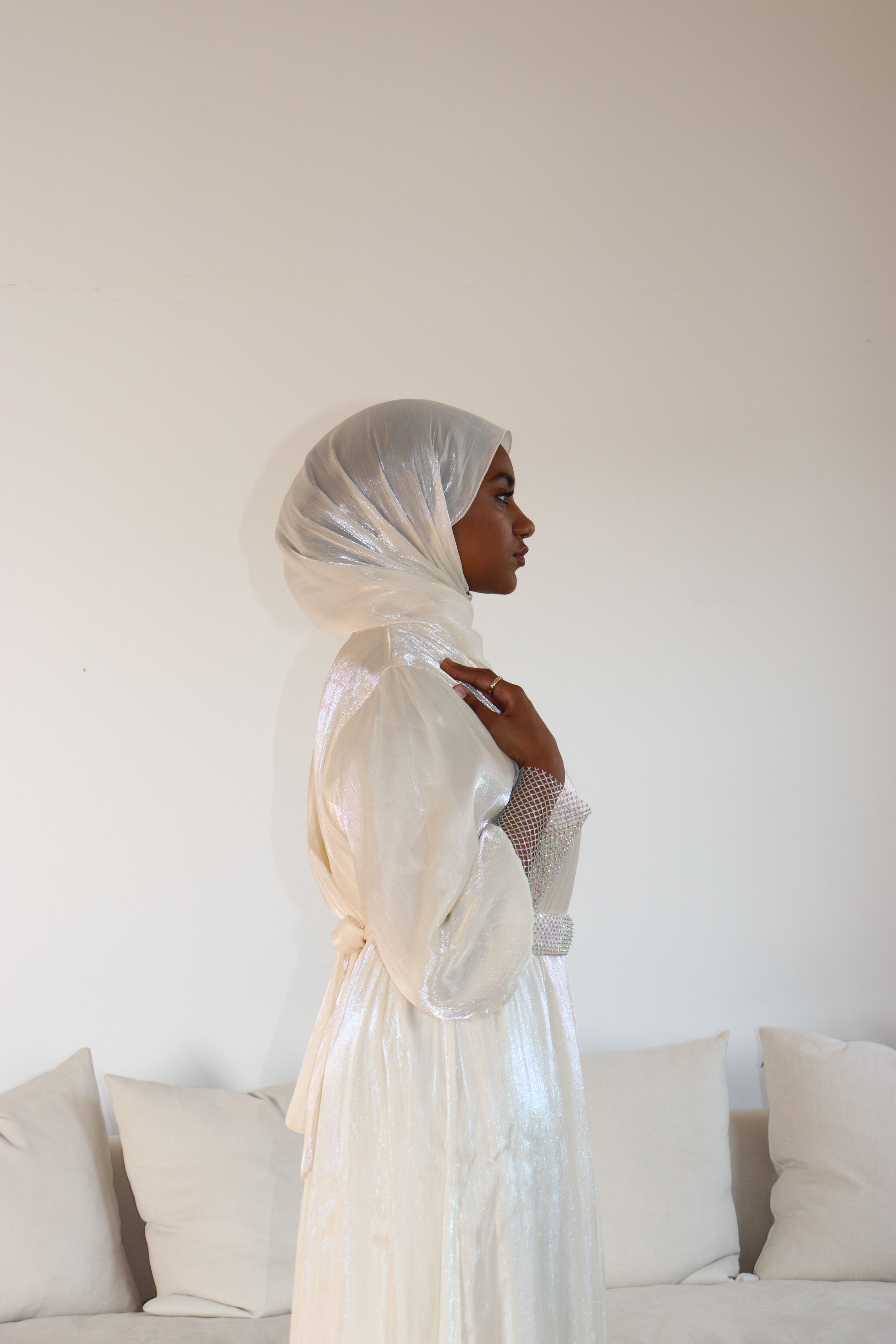 Shimmer Abaya set