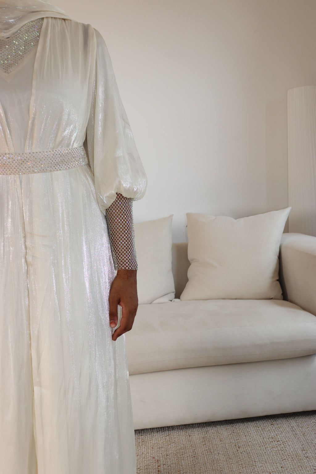 Shimmer Abaya set