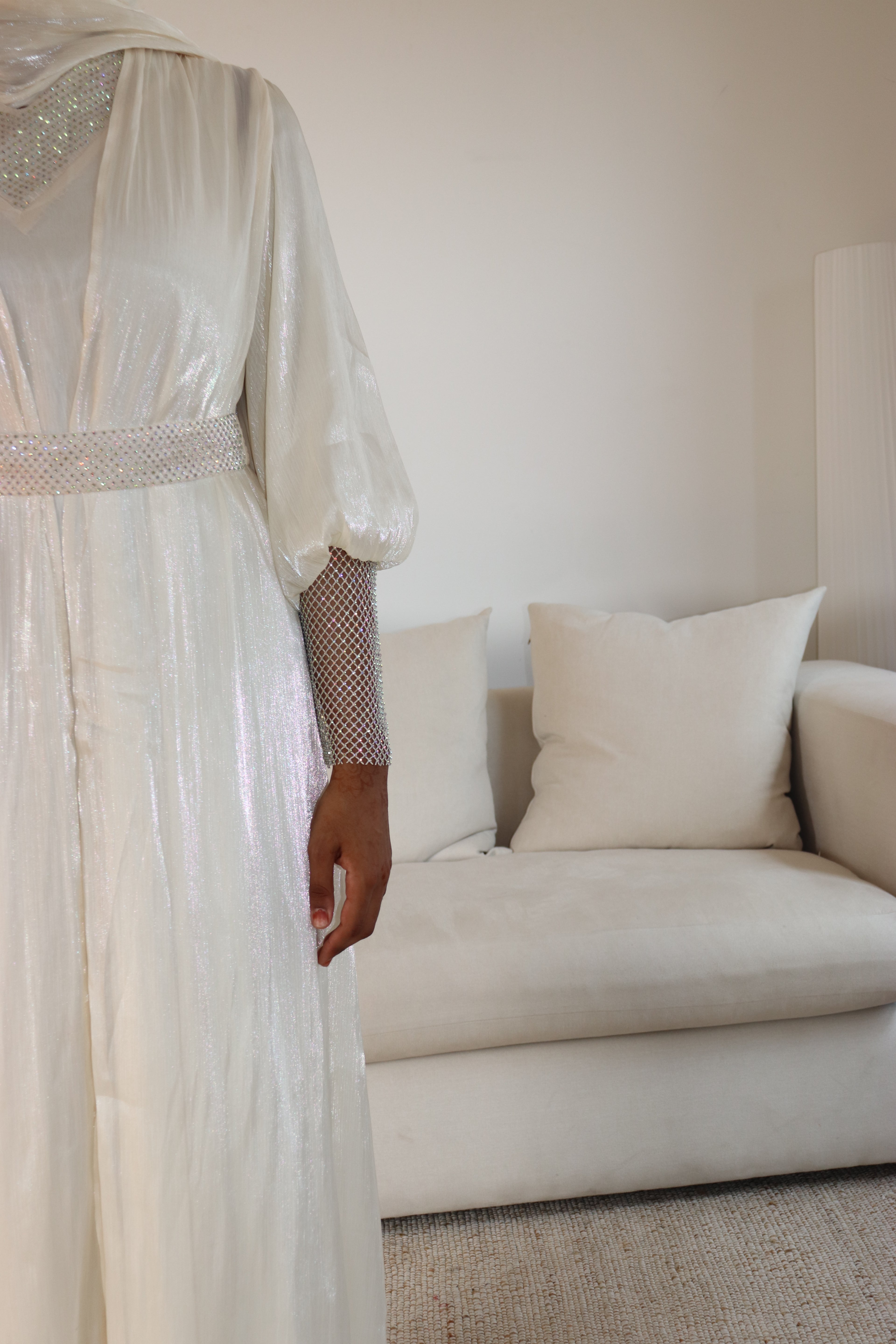 Shimmer Abaya set