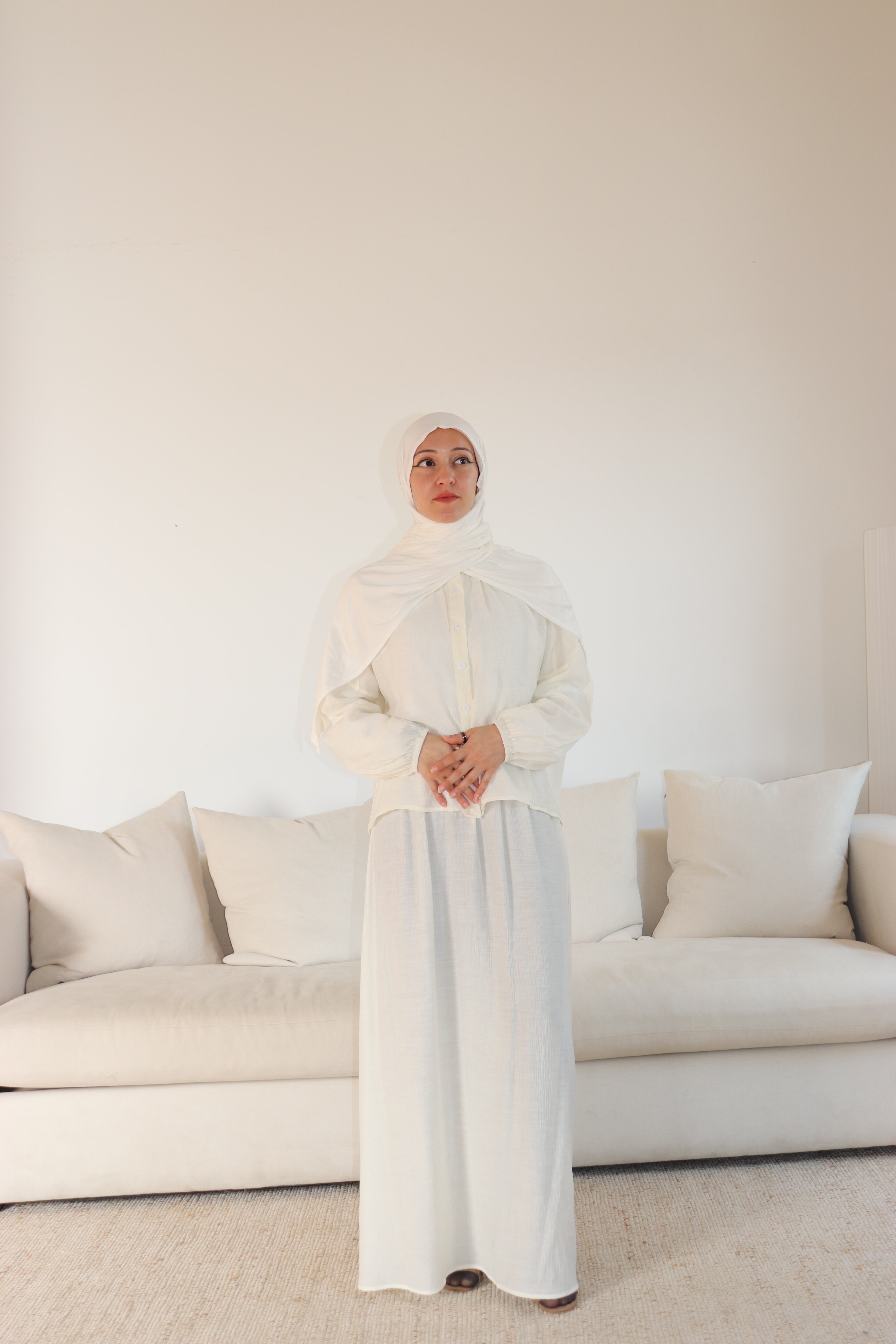 Shirt & Maxi Skirt Set