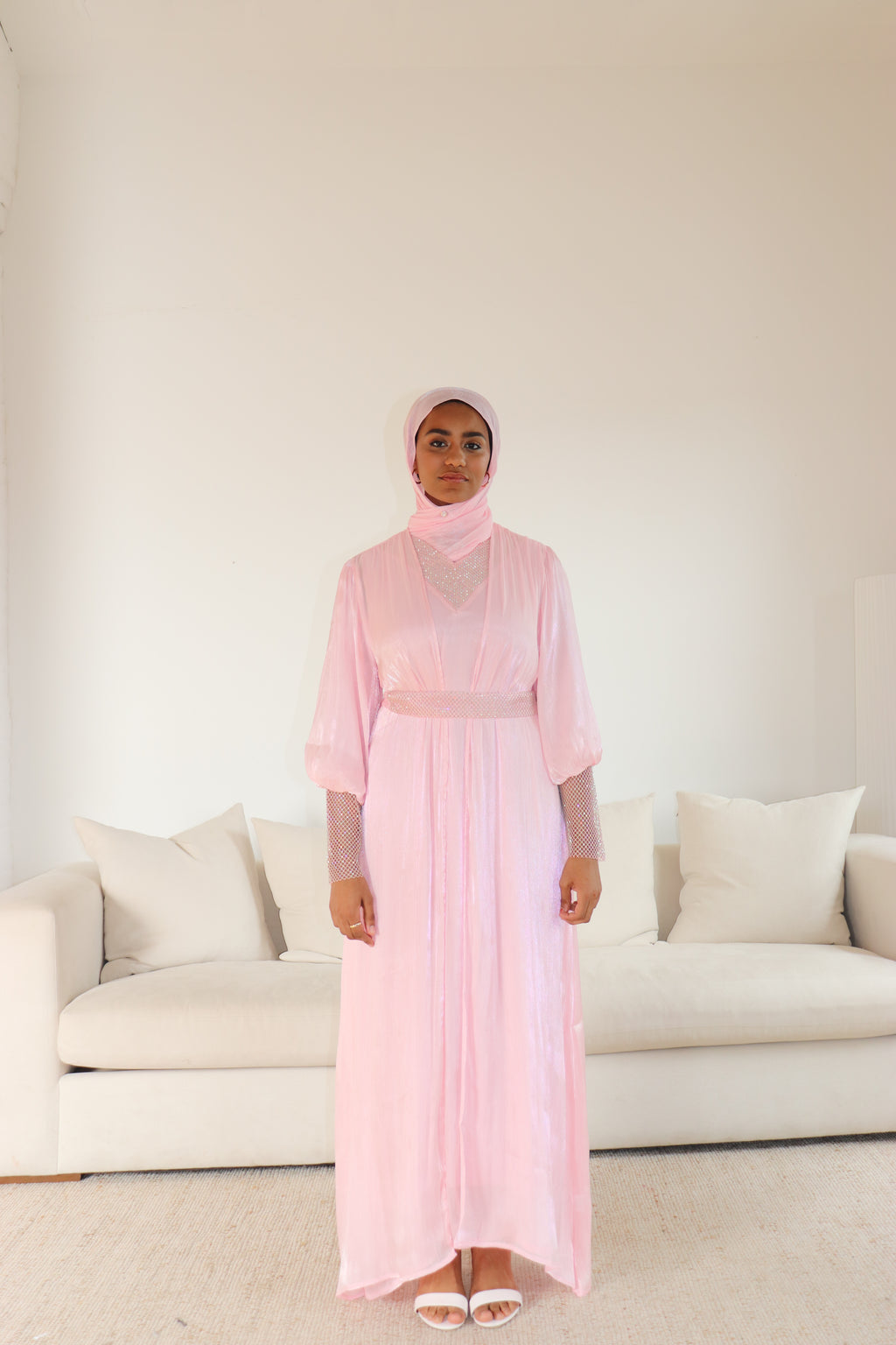 Shimmer Abaya set