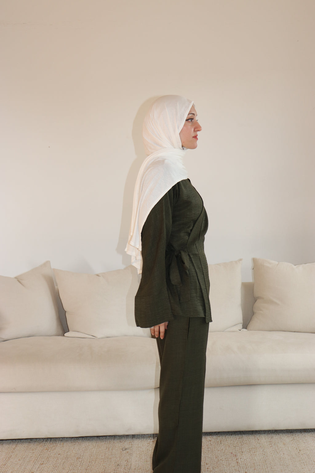 Wrap Shirt & Trouser Set