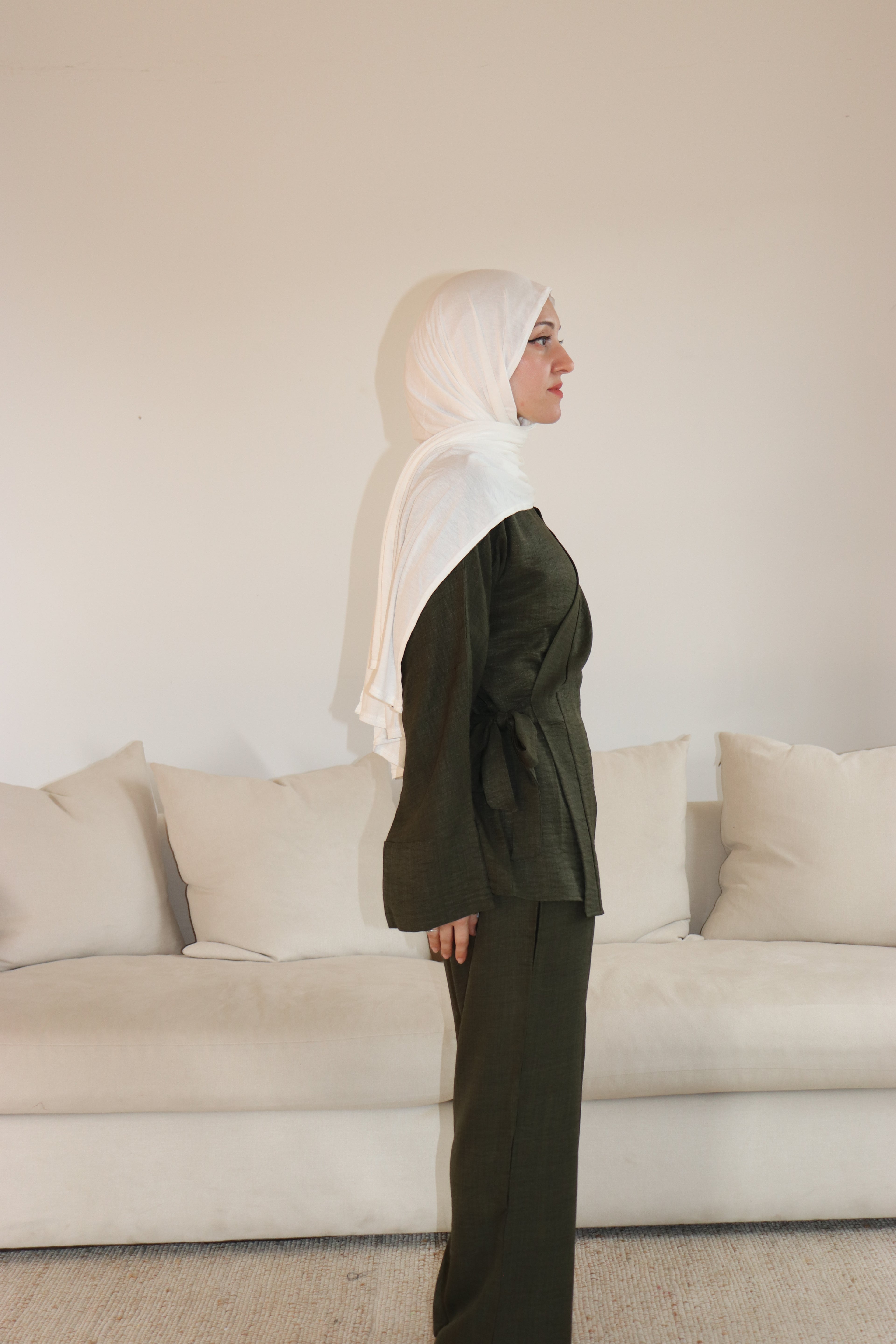 Wrap Shirt & Trouser Set