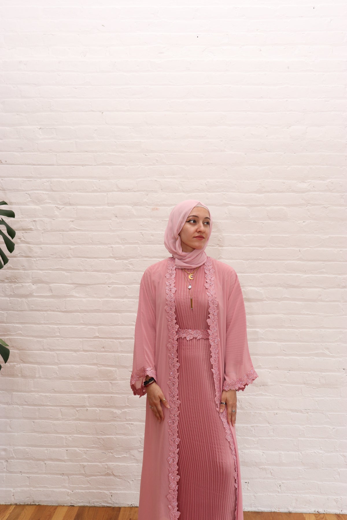 Floral Abaya