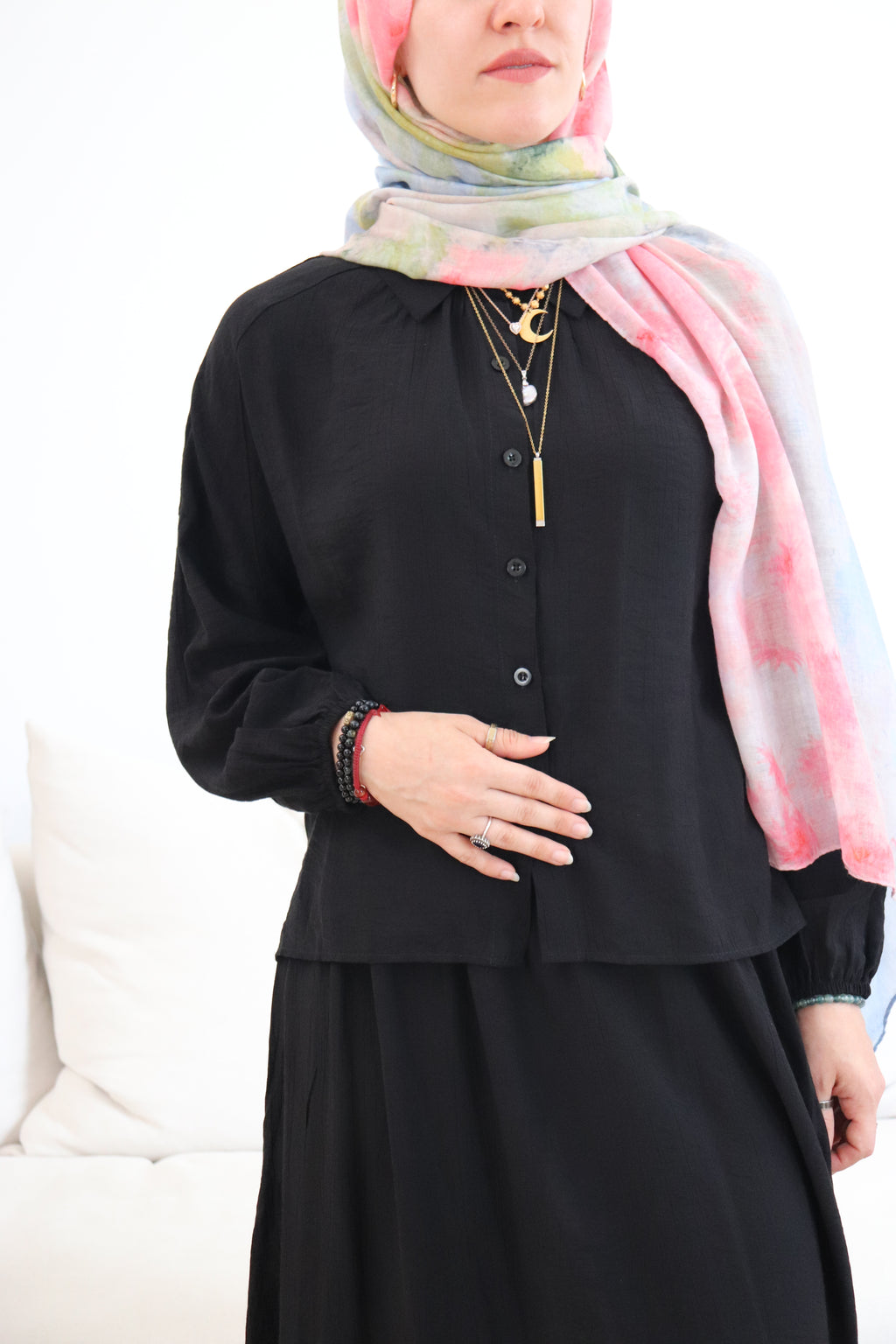 Shirt & Maxi Skirt Set