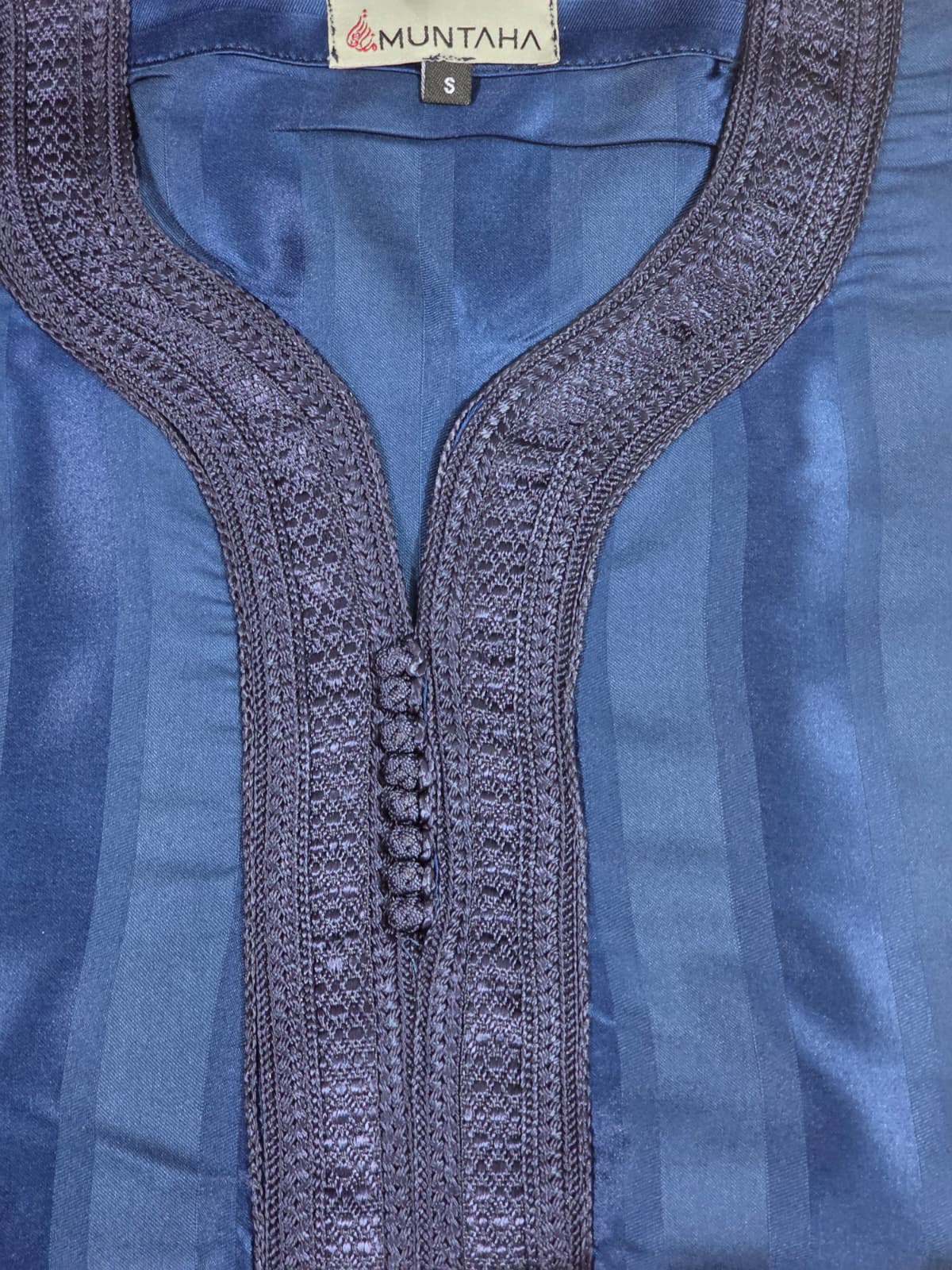 Elegant Stripped Moroccan Thobe